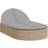 vidaXL Solseng Med Hynder Polyrattan Beige