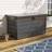 LivingAndHome Grey 350L Metal Outdoor Garden Storage Box