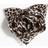 H&M Brown Flower-shaped Hair Clip
