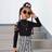 Shein Young Girls Fashion Knit Mock Neck Top - Solid Color