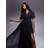 Anaya Faux Wrap Maxi Dress - Black