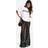 boohoo Womens Lace Maxi Column Skirt - Black