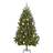 vidaXL LED and Ball Set Hinged Green Juletræ 300cm