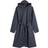 Rains A-Line Long Rain Coat - Navy