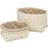 Cam Cam Copenhagen Quilted Storage Basket Ashley/Latte 2-pack