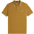 Fred Perry Twin Tipped Collar Polo Shirt - Dark Caramel/Snow White/Silver Blue