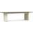 Normann Copenhagen Panel Creme/Dark Brown Matbord 90x300cm
