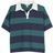 River Island Stripe Polo T-shirt - Green