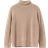 Singular Society Heavy Knit Cashmere Roller Neck Jumper - Oat Melange