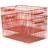 ferm LIVING Cala Poppy Red Kurv 36.2cm 2stk