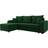Mirjan24 Hewlet Med Divan 3-Sits Soffa 3-sits
