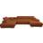 Mirjan24 Torezio Bis Dark Orange Sofa 346cm
