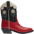 Coach Aria Cowboy Boot - Black/Red