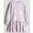 H&M Girls Lilac Spotted Sweatshirt Dress