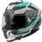 LS2 FF808 Stream II Road Helmet, grey-white-green-blue, for Men