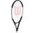 Wilson Federer Open Tennis Racket Sort/Hvid
