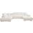 Mirjan24 Torezio Bis Silver Soffa 346cm