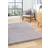 Think Rugs Super Teddy Plain Shaggy Rug 60 x 120 cm Grey