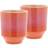 Villa Collection Styles Mug 18 cl 2-pack Purple-orange Mug 2pcs