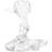 Polspotten Drip, small - Glas Fyrfadsstage 14cm