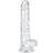 Easytoys Jelly Dildo with Balls 19cm genomskinlig