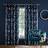 Catherine Lansfield Mya Tropical Floral Lined Eyelet Curtains 46W X 72D