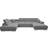 Mirjan24 Torezio Bis Grey Soffa 346cm 4-sits