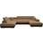Mirjan24 Torezio Bis Brown Soffa 346cm