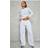 PrettyLittleThing Embossed Studio Archives Wide Leg Joggers - Grey Marl