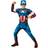 Rubies Avengers Captain America børnekostume-Str. 7-8 år
