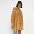 River Island Smock Mini Dress Long Sleeve V-Neck - Orange