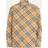 Burberry Casual Ternet Bomuldsskjorte - Beige