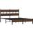 vidaXL Bed Frame without Mattress Brown Oak 140x190 cm