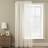 Dunelm Sheer Elegance Slot Top Voile Panel Ivory 150x182cm