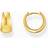 Thomas Sabo Gold Plated Trapezoidal Hoop Earrings - Gold