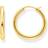 Thomas Sabo Gold Plated Large Creole Hoop Earrings - Yellow Gold