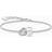 Thomas Sabo Intertwined Hearts Bracelet Pendant - Silver Coloured White
