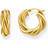 Thomas Sabo Gold Plated Intertwined Hoop Earrings - Yellow Gold