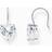 Thomas Sabo Dangle Earrings with White Cubic Zirconia Heart - Silver