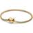 Pandora Moments Heart Clasp Snake Chain Bracelet - Gold