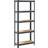 vidaXL 5-Layer Storage Shelf Anthracite Steel Shelving System