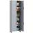 Homcom Freestanding Kitchen Cupboard Grey Storage Cabinet