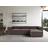 Hanah Home Redlands Med Divan 3-sits Mörkbrun Soffa 3-sits