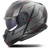 LS2 FF908 Strobe II Code Flip Up Helmet - Matt Black Grey Red Man