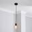 Dunelm Charlie Industrial Flex Black Pendant Lamp 11cm