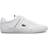 Lacoste Chaymon Leather Synthetic Low Top Trainers - White/Black