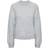 Pieces Pcraga Ls O-Neck Lurex Knit - Silver Colour