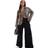 Yours Curve Wide Leg Joggers - Black