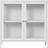 House Nordic Dalby Skab Hvid 80x35x80 cm Vitrineskab 80x80cm