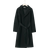Gina Tricot Belted Long Coat - Black